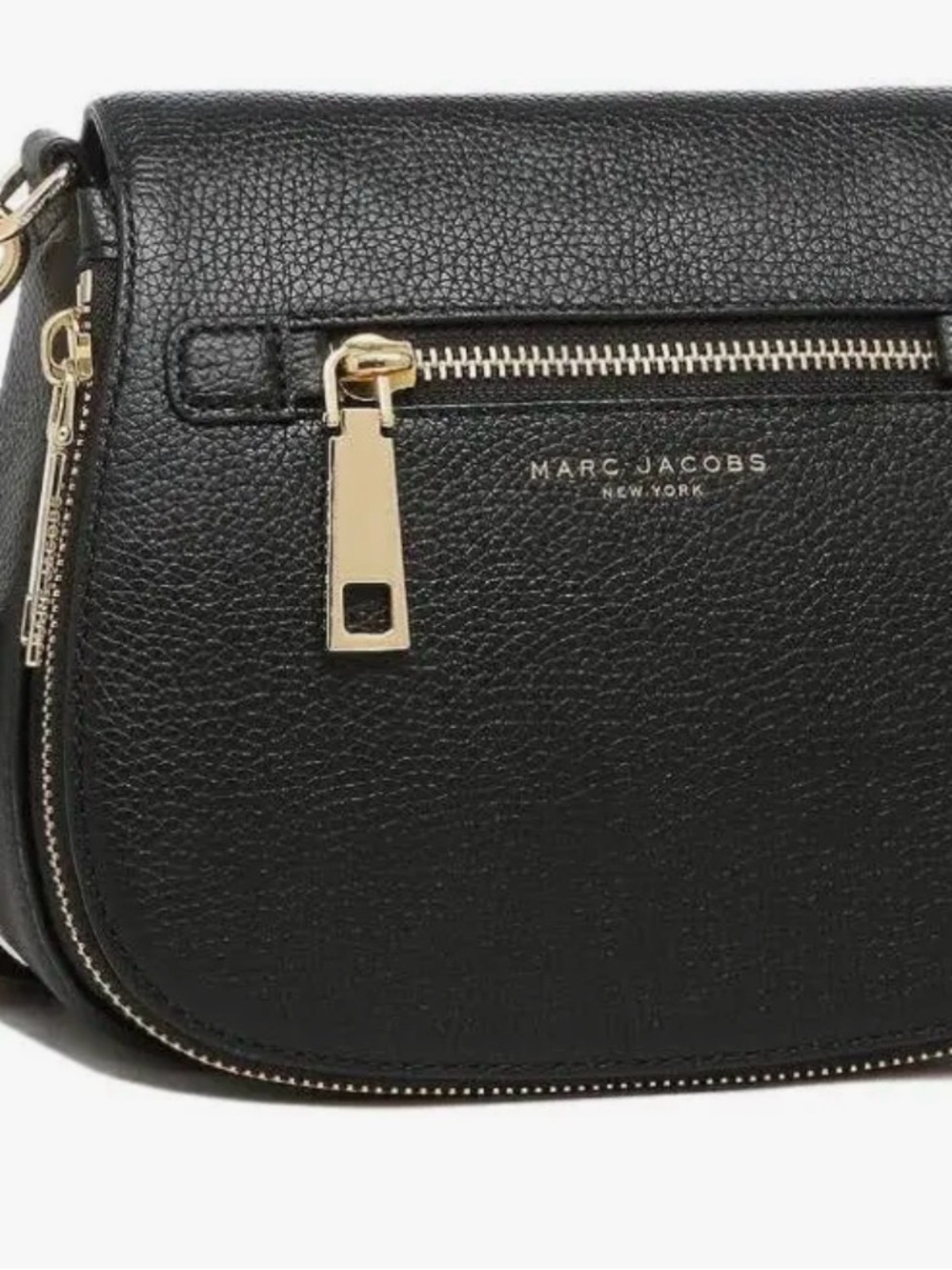 Marc Jacobs Gotham Black Leather Crossbody Bag Style M0015367